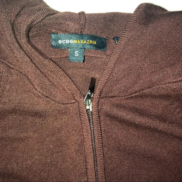 BCBG Maxazria Designer hooded silk bling jacket - Picture 4 of 4